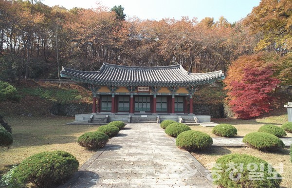 ▲ 김유신 장군 사당 진천 길상사 전경.