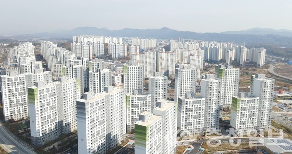 ▲ 충북혁신도시 전경.