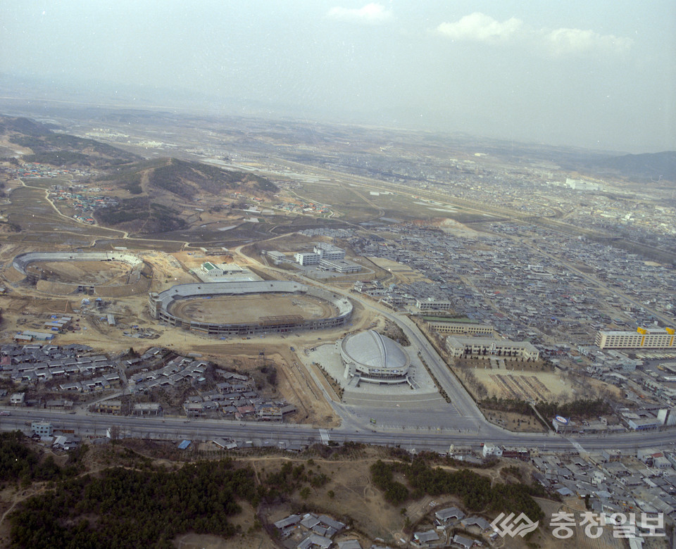 ▲1979년 3월 종합운동장 모습.