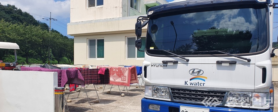 ▲ 사랑샘터 세탁 지원