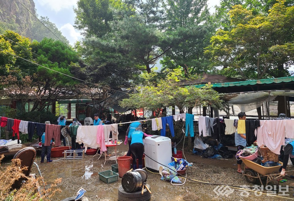 ▲ 물사랑나눔단 빨래 봉사