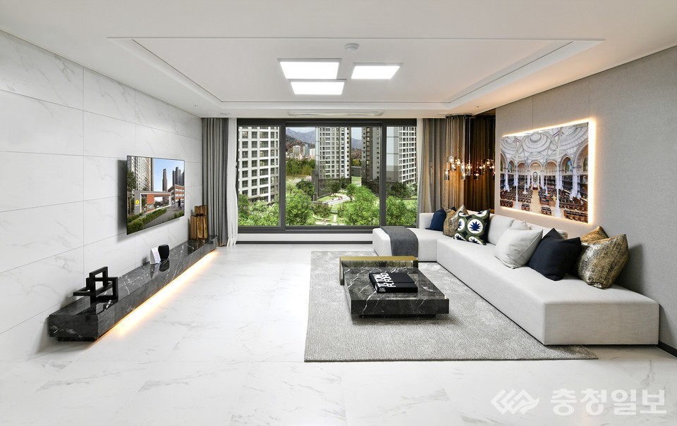 ▲ 대전 해모로 84 거실