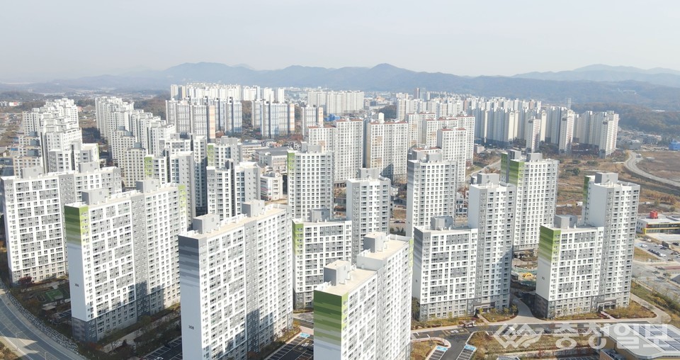 ▲ 충북혁신도시 전경.