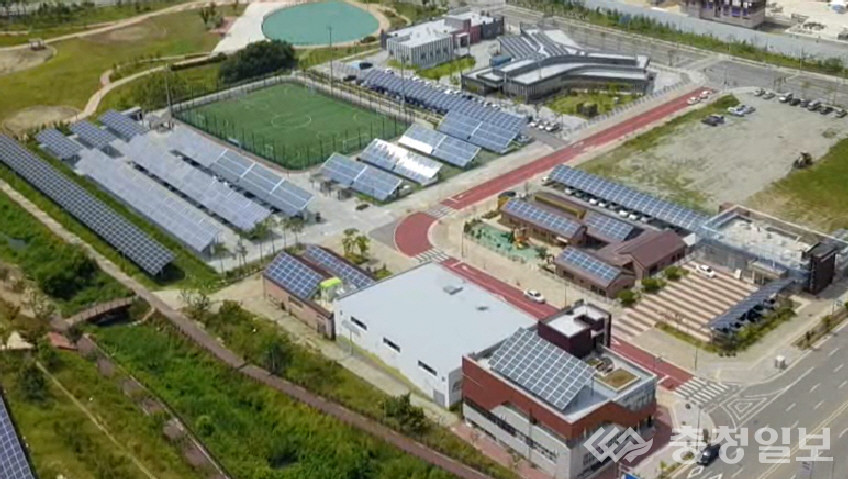 ▲ 충북혁신도시 친환경에너지타운 전경.
