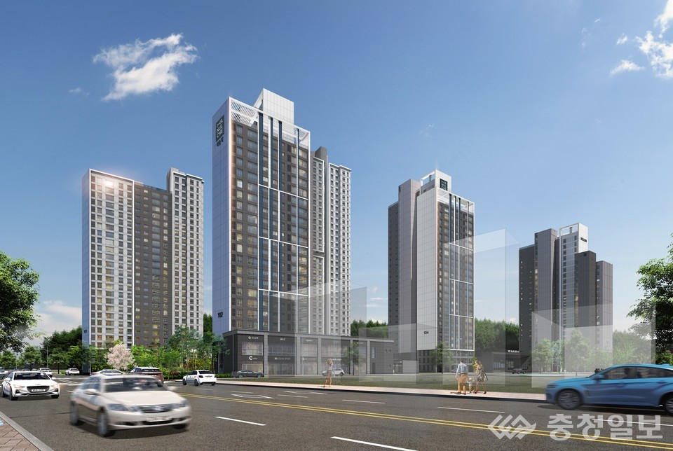 ▲ 대전 하늘채 엘센트로 투시도