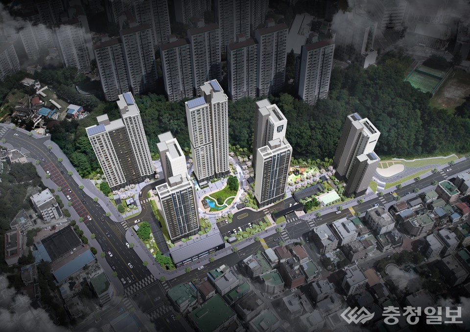 ▲ 대전 하늘채 엘센트로 조감도