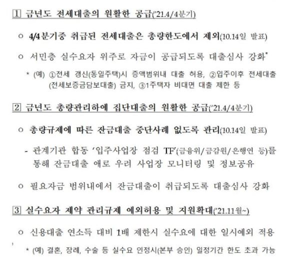 대출 예외 조항