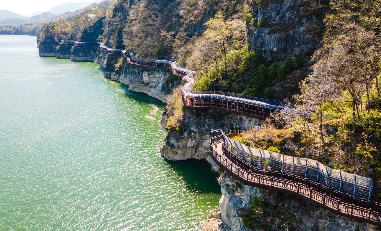 ▲ 단양강 잔도. 사진=단양군제공