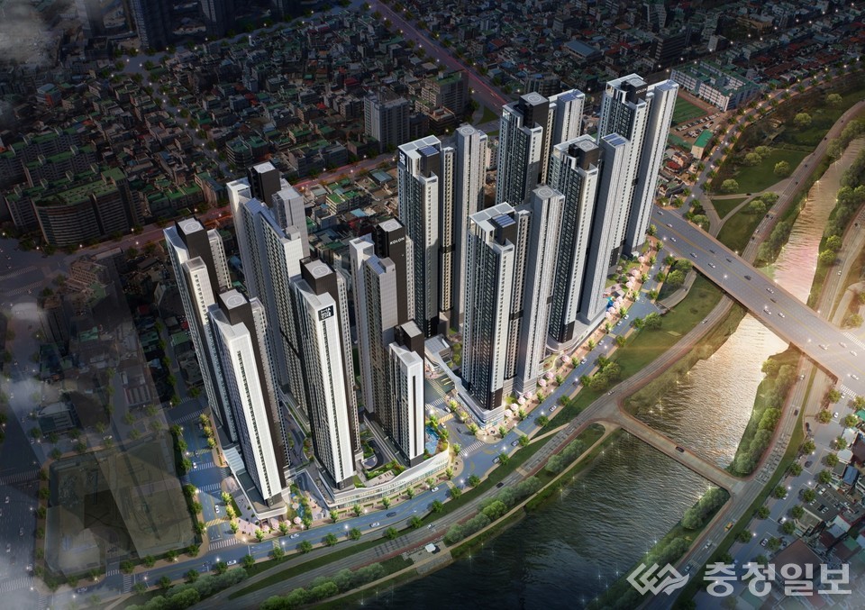 ▲ 대전 하늘채 스카이앤 2차 조감도