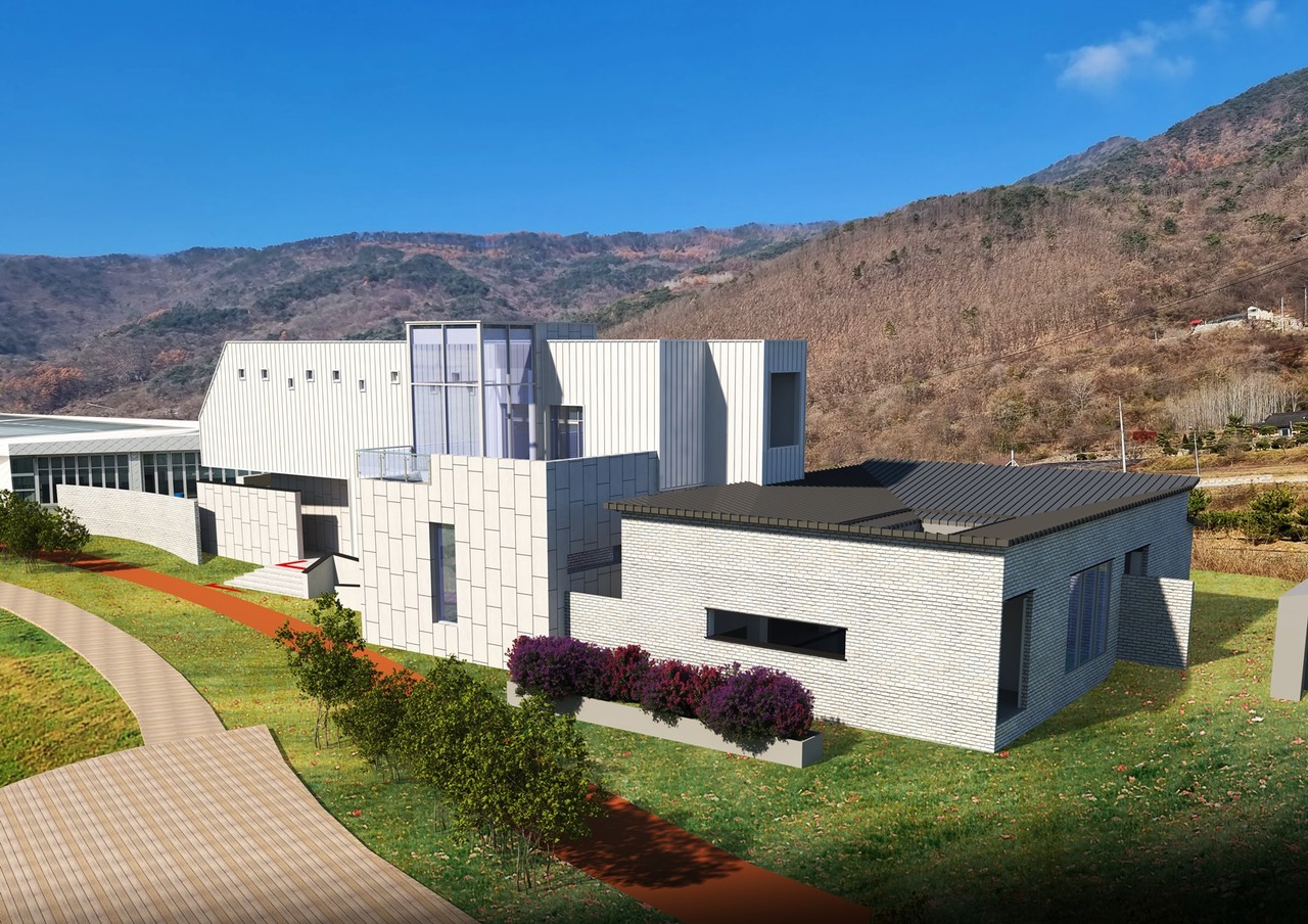 ▲ 충북 단양군 영춘면 일원에 들어서는 내륙어촌 재생사업 복합커뮤니티센터 조감도. 사진=단양군제공