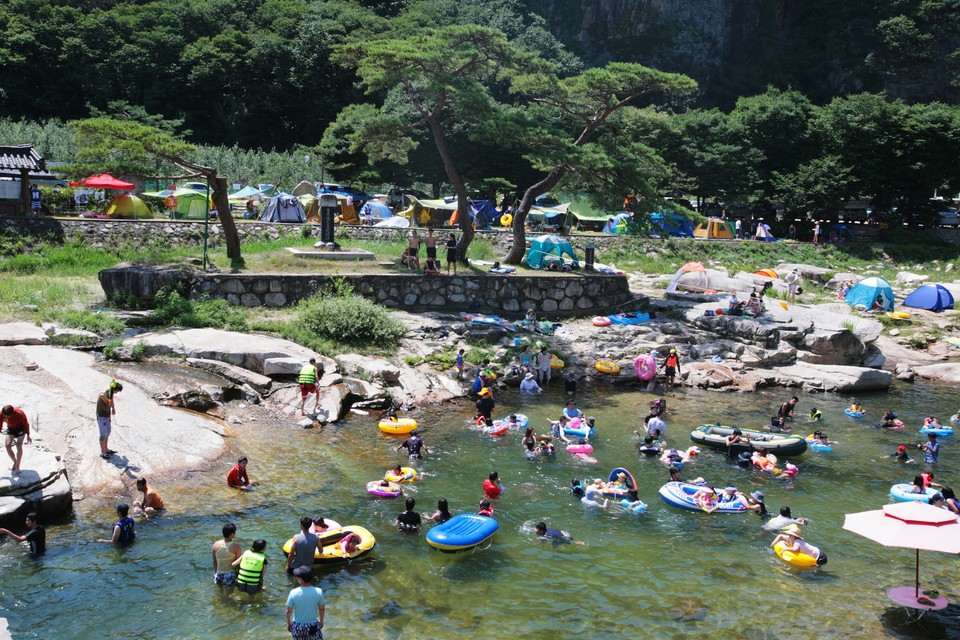 ▲ 단양읍 대강면 사인암계곡. 사진=단양군제공