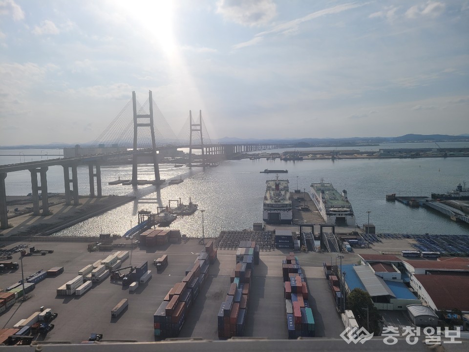 ▲ 당진평택항 전경(2020.10.31)