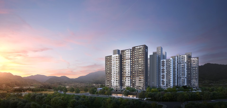 ▲ '옥천역 금호어울림 더퍼스트’ 투시도.