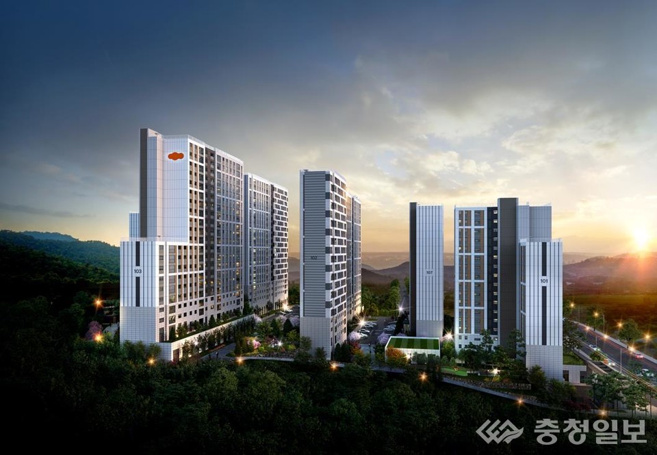 ▲ ‘e편한세상 옥천 퍼스트원’ 투시도