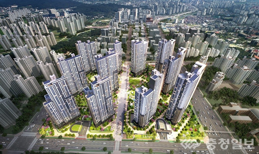 ▲ 도안우미린트리쉐이드 반조감도