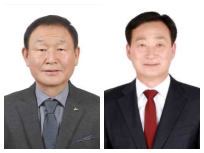 ▲ (왼쪽부터) 이양호 전 산림조합 상무, 정태재 전 산림조합 대의원.