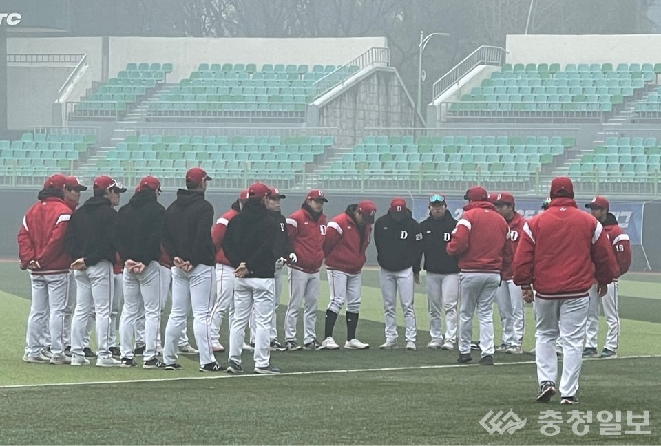 ▲ 대덕대 야구부 선수들