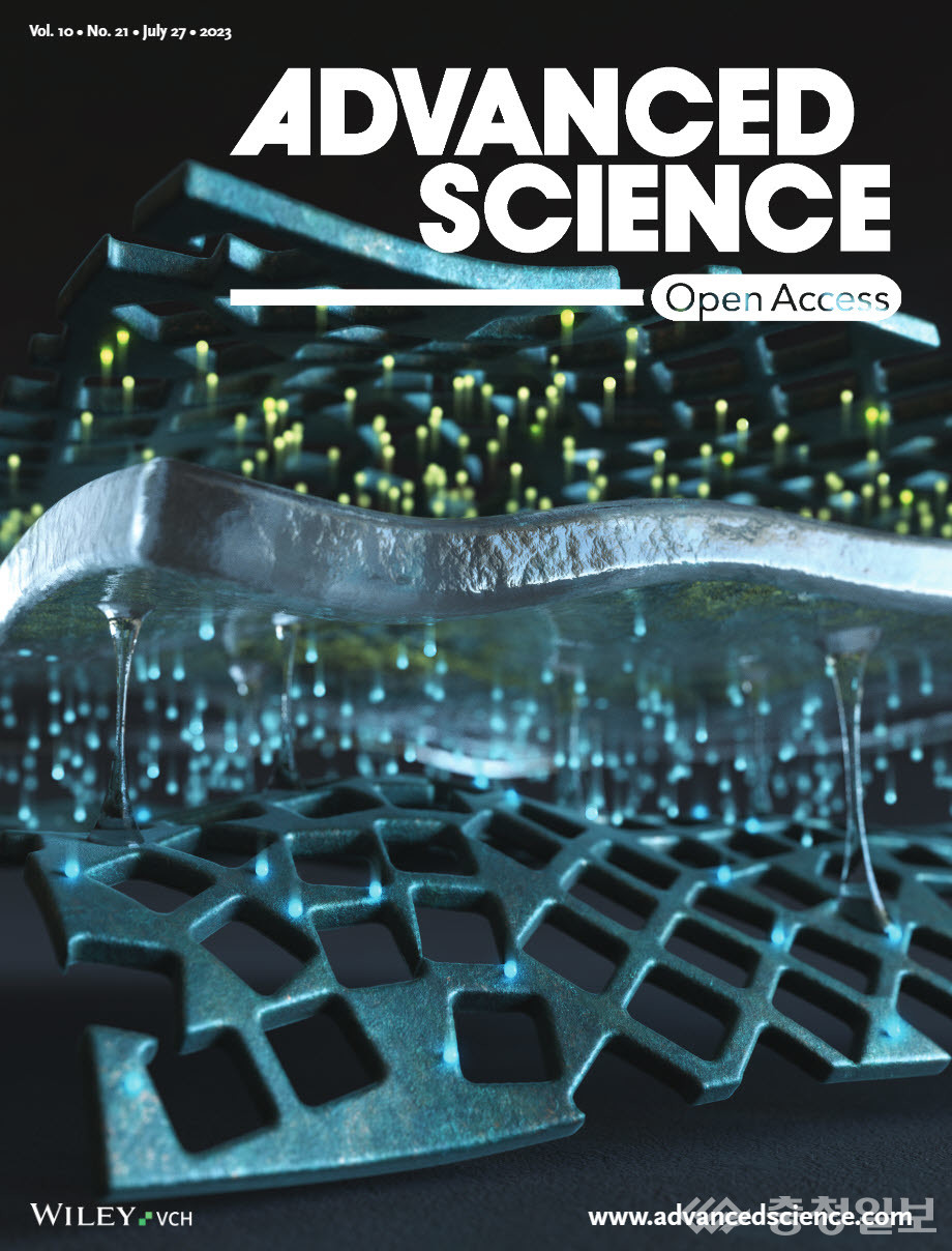 한밭대 윤창민 교수 연구팀, Advanced Science 논문 게재…속표지 논문 선정