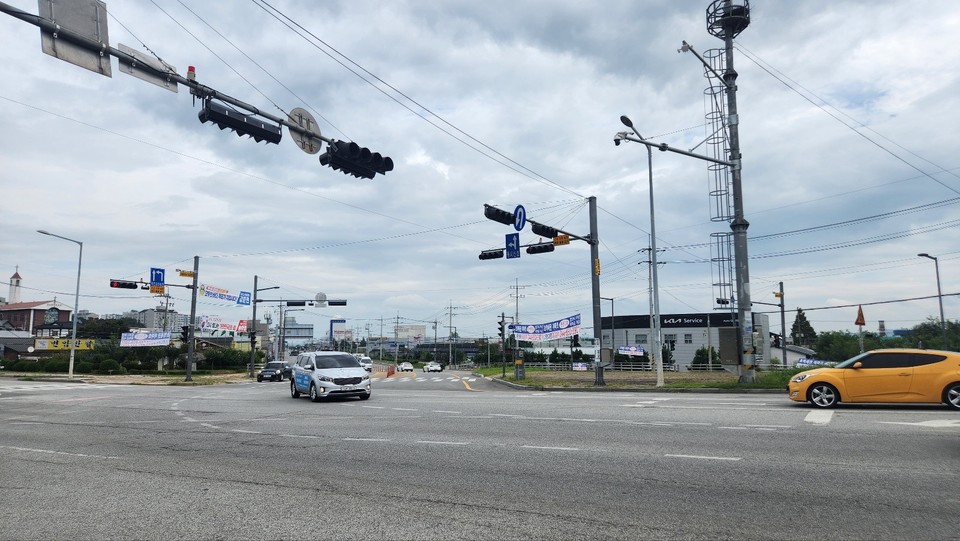 ▲ 조치원읍 정당현수막 신규 예정지 모습.