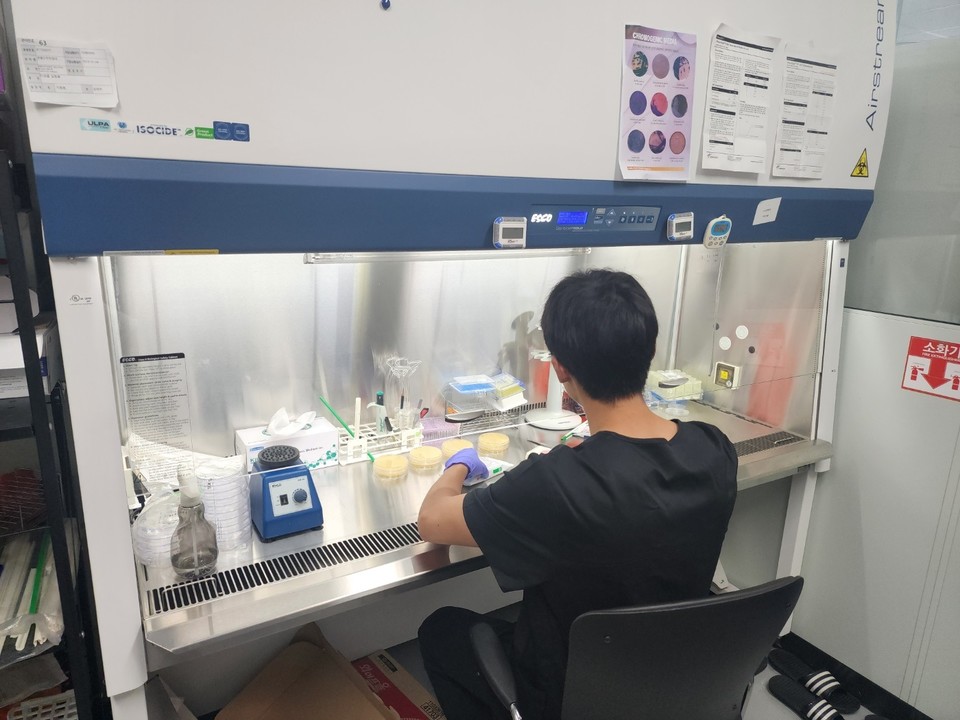 ▲ 세종시동물위생시험소 축산물안전성검사./세종시제공