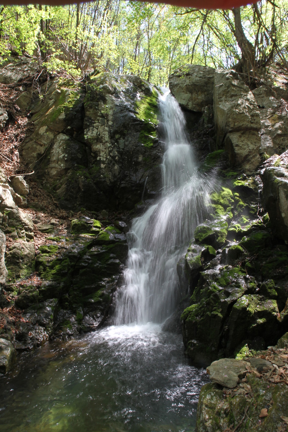 ▲ 단양 제2단양팔경 중 5경인 죽령폭포 모습. 사진=독자제공