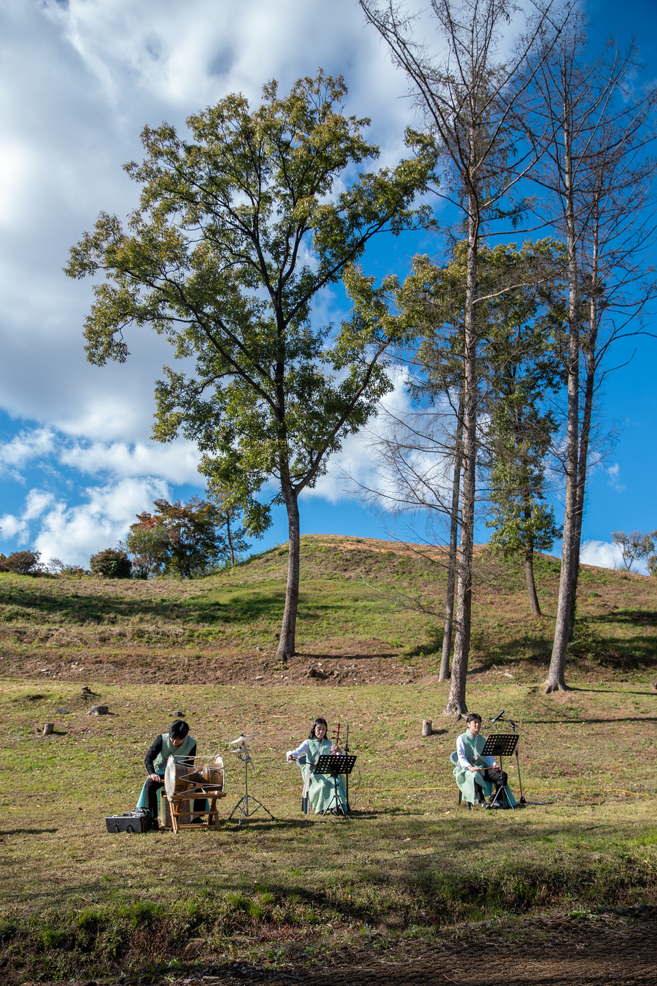▲ 충북 증평군이 지난 21일 추성산성(국가지정문화재 사적 527호)에서 숲 속의 음악회를 개최했다.