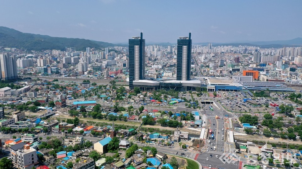 ▲ 대전역세권 전경