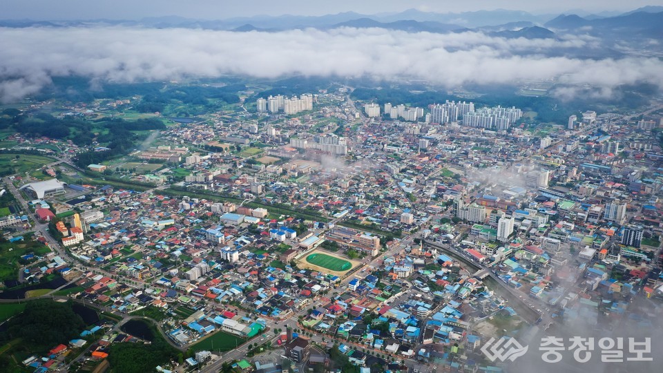 ▲ 금산읍 전경.