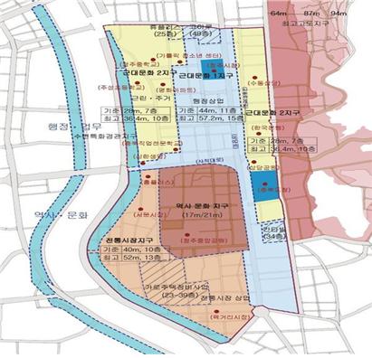 ▲ 청주 원도심 경관지구 현재 모습