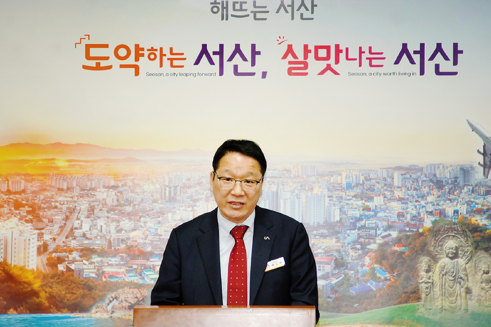 ▲ 박노수 자치행정국장이 21일 시청 브리핑룸에서 시민안전 시책에 대해 설명하고 있다.