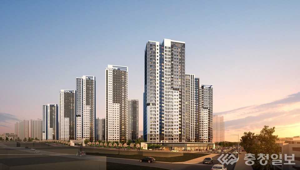 ▲ 대전 성남 우미린 뉴시티 투시도