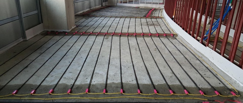 ▲ 웰토트의 흑체복사 온돌 시공 사진.