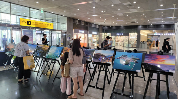 ▲ 우수작활용홍보전모습