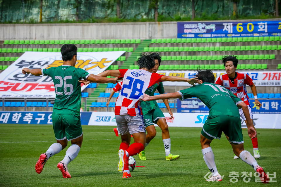 ▲ 한남대-동아대, 결승전 장면. 3대 0 완승