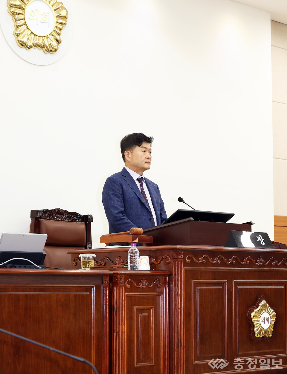 ▲ 김동수 의장이 개회사를 하고 있다