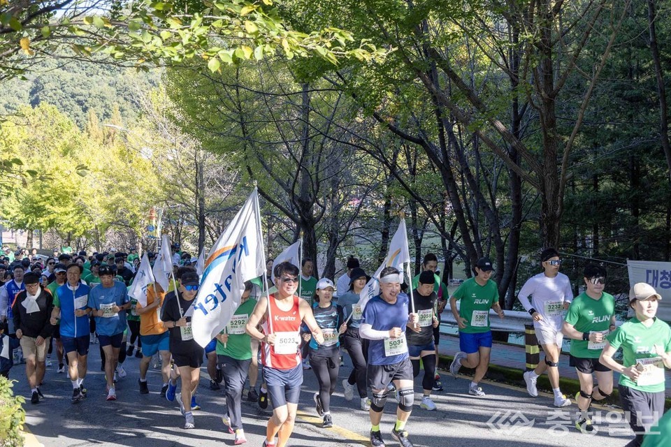 ▲ 23회 대청호마라톤대회 개최 장면