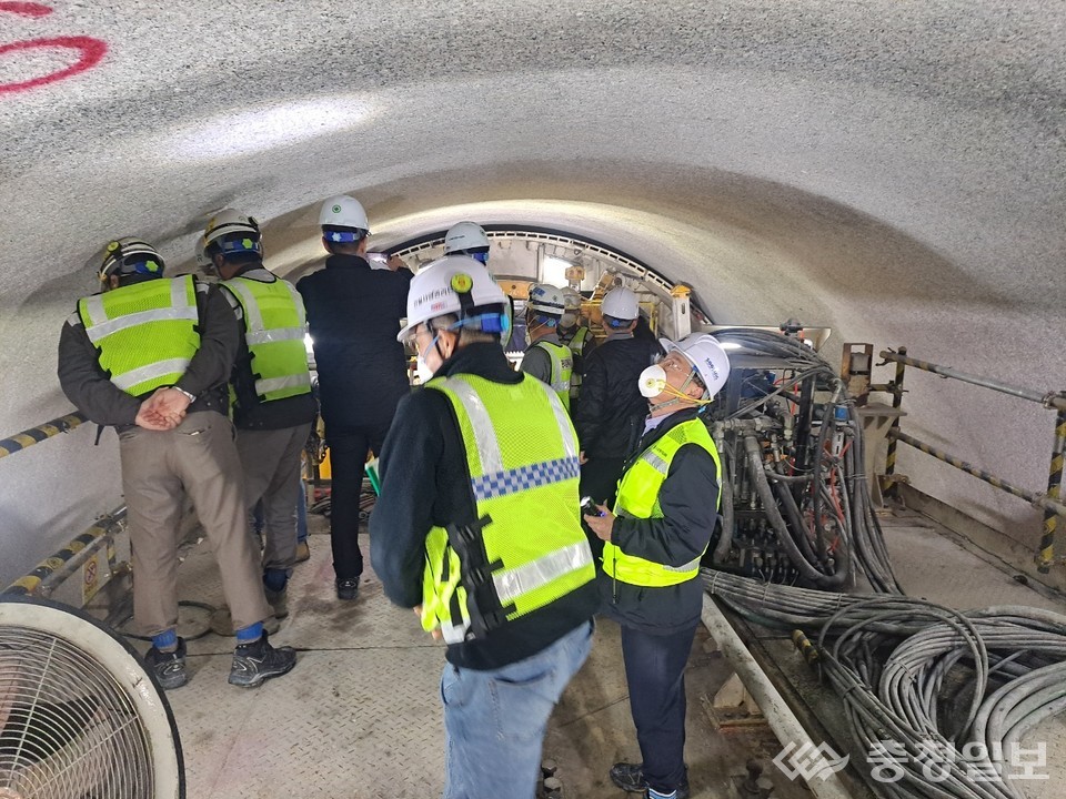 ▲ 춘천~속초 철도건설 7공구 현장