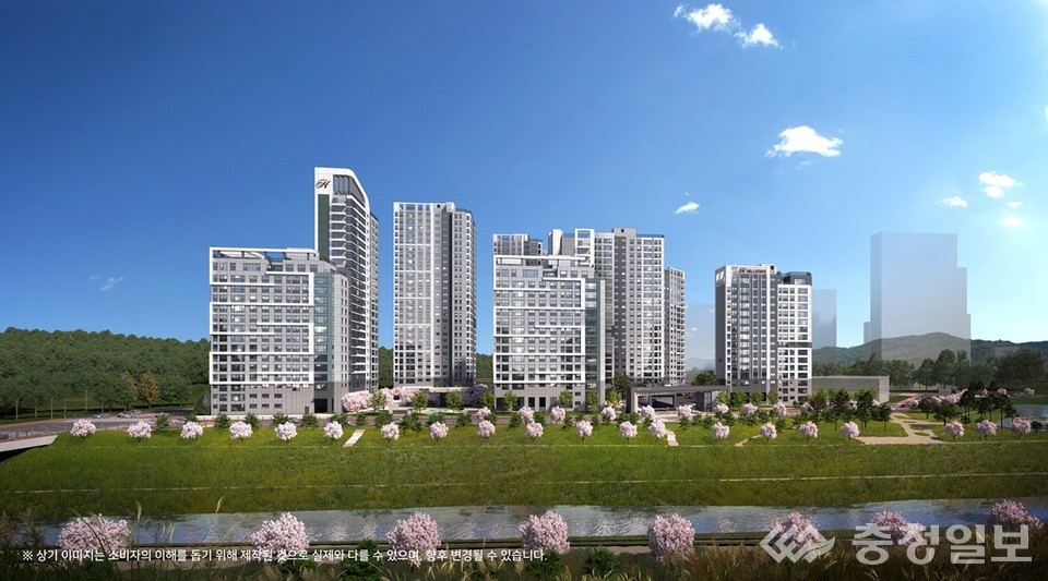 ▲ 힐스테이트 도안리버파크 2차, 5단지 투시도