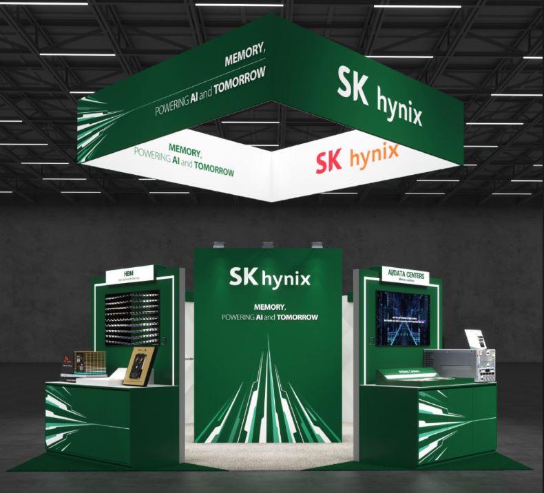 ▲ SK하이닉스 GTC 2025 부스 조감도