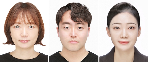 ▲ 사진 왼쪽부터 충주 청렴인 김선애 주무관, 친절직원 박진성·김민지 주무관.