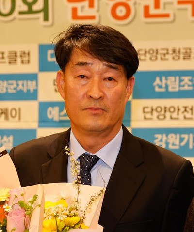 ▲ 정연환 신임 단양군골프협회장. 사진=단양군제공