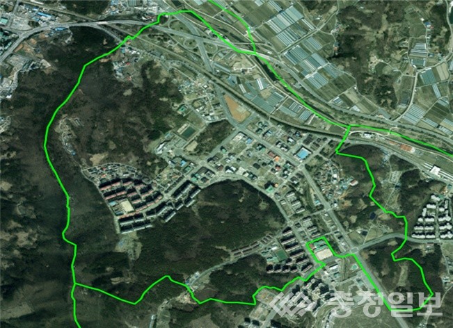 ▲ ▲ 금암동 항공사진. 사진=금암동상인회 제공