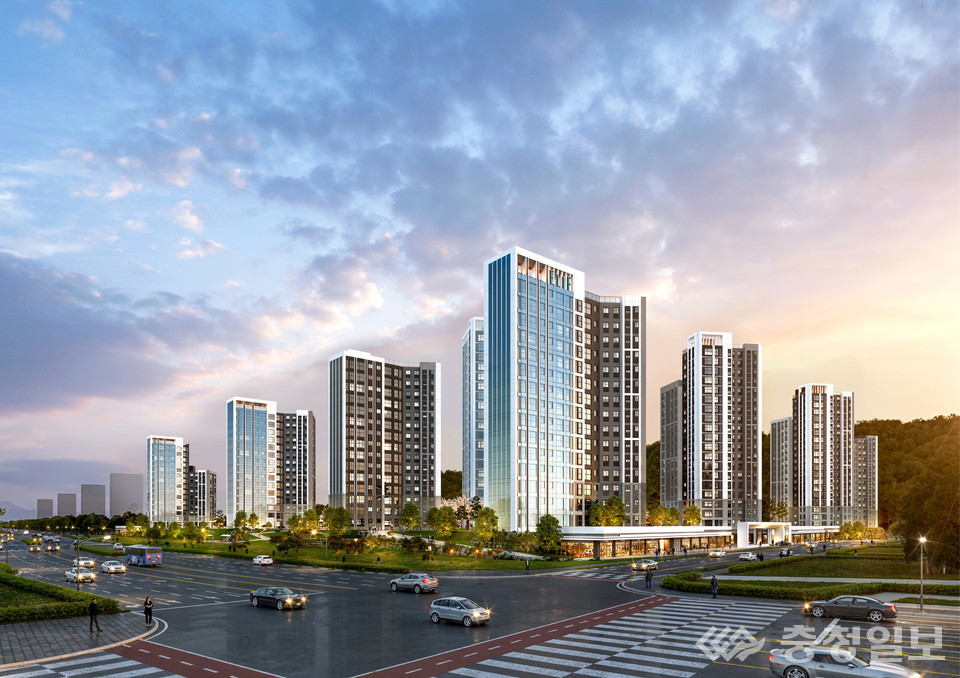 ▲ 갑천4BL 민간임대주택 조감도