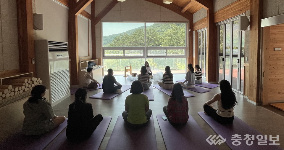 ▲ 슬로우힐링다니닝 특화사업 체험 장면