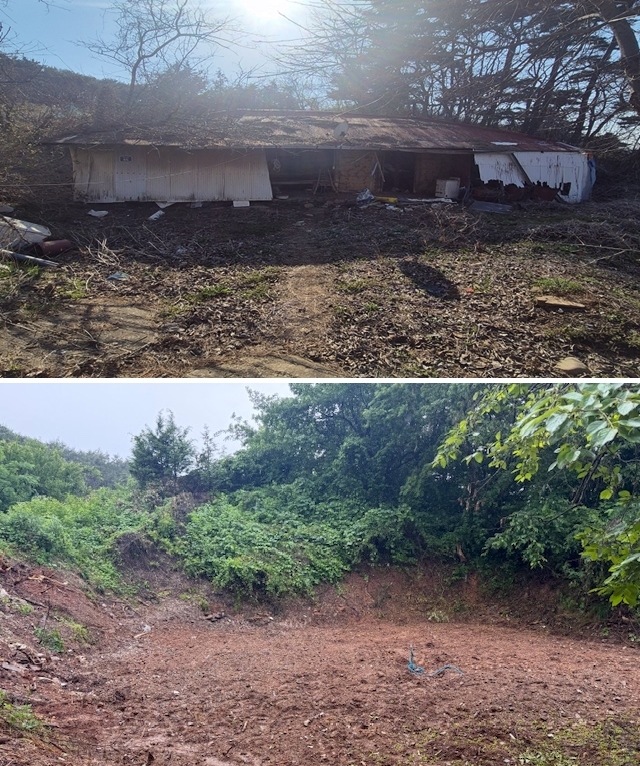 ▲ 태안군의 농어촌 주거환경개선사업 추진 전 후사진