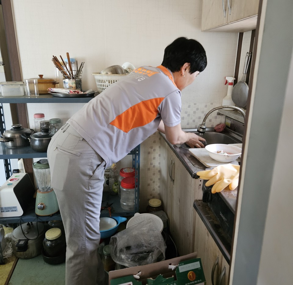 ▲ 폭염안전지킴이 활동 모습.