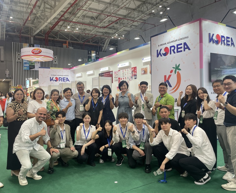 ▲ 2025 베트남 비엣푸드(VietFood) 전시회 참가./금산군 제공