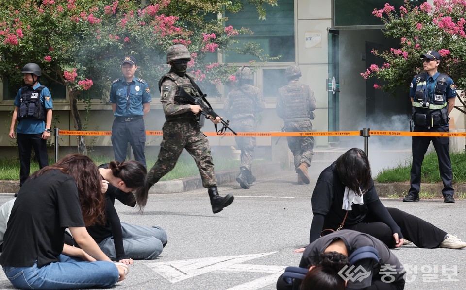 ▲ 을지연습 실제 훈련 장면