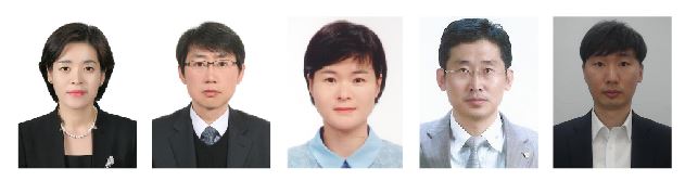 (왼쪽부터) 박순주 제천세무서장, △박현수 논산세무서장, △김진숙 서산세무서장, △허남승 공주세무서장, △조윤석 홍성세무서장.