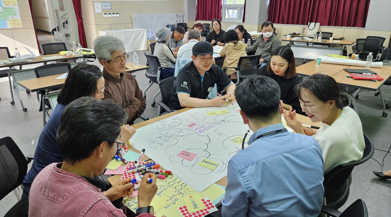 ▲ 단양군농촌활성화지원센터 2024년 마을활동가 교육 모습. 사진=세명대제공